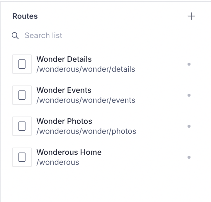 Wonderous Routes on the CMS